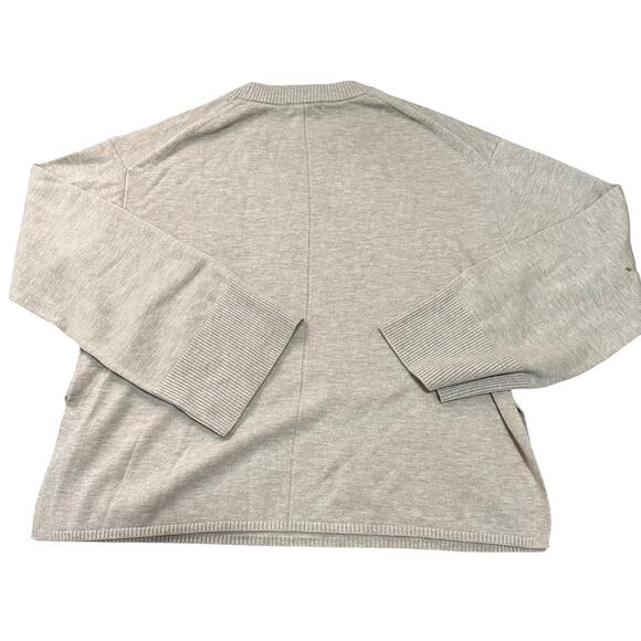 H&M Women's Cashmere-Blend Sweater Size M In Light Beige Melange - Picture 2 of 12